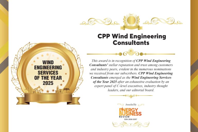 CPP Wind Engineering Services of the Year 2025 Wind Engineering Services of the Year Award 2025